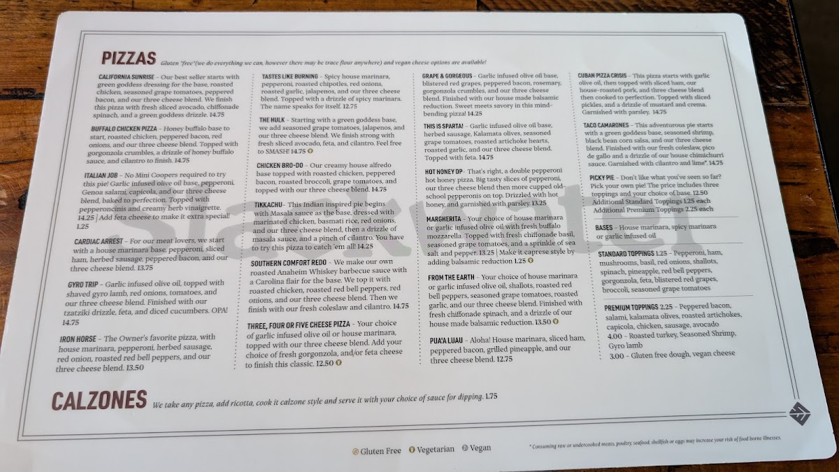 Menu Slackwater Pizza Herriman-1