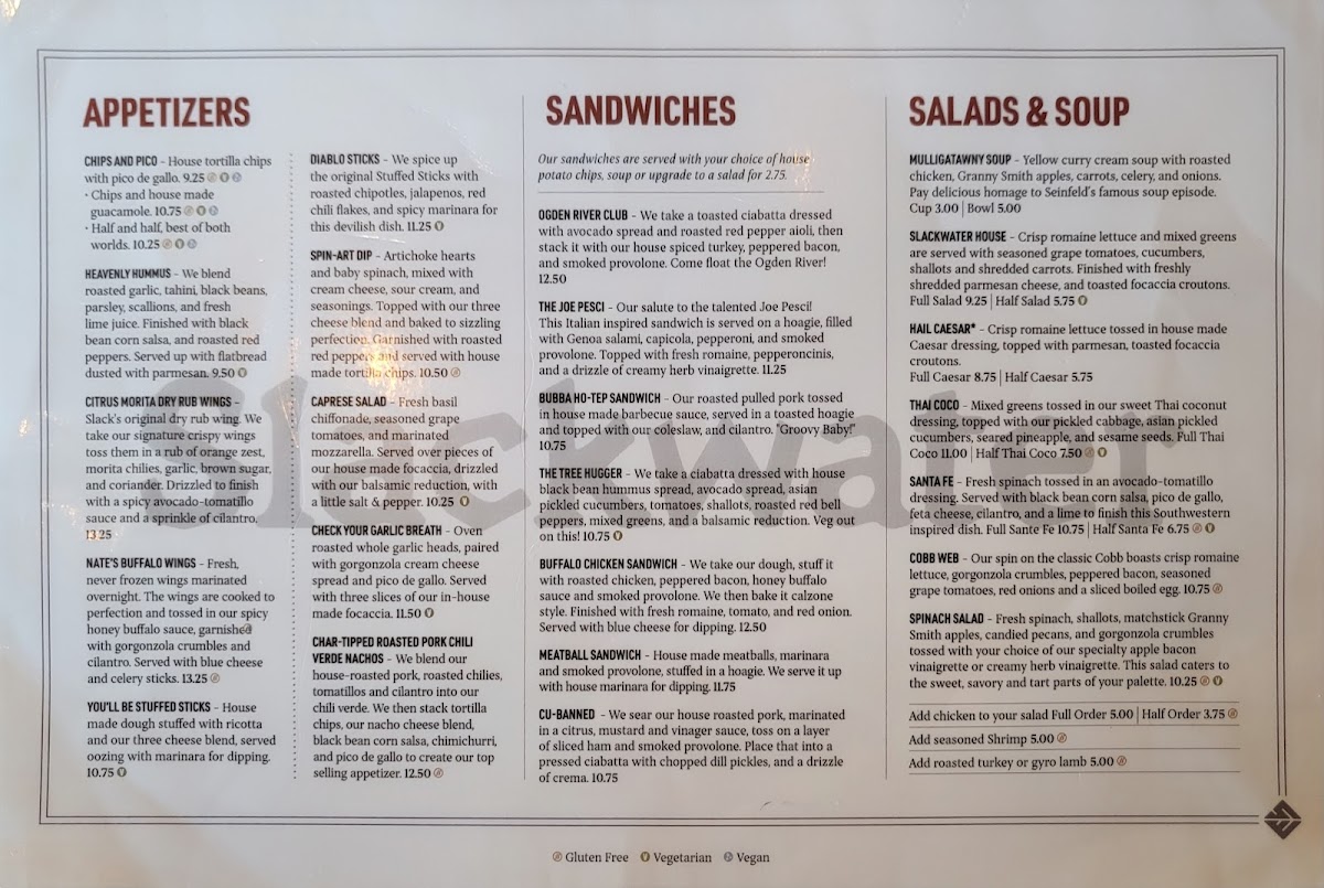 Menu Slackwater Pizza Herriman-3