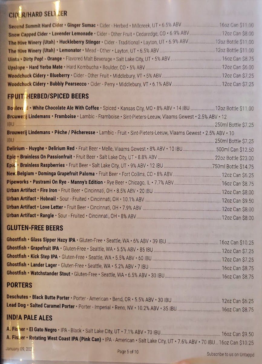 Menu Slackwater Pizza Herriman-9